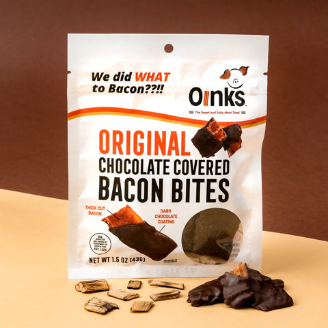 Chocolate-Covered Bacon Bites