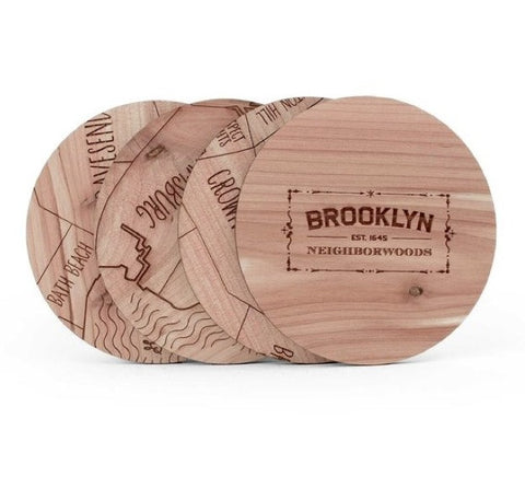 Brooklyn Map Coasters