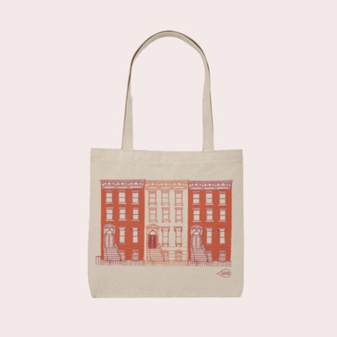 Claudia Pearson Brownstone Tote Made in Brooklyn Gift Basket