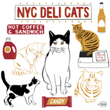 Deli Cats Tea Towel